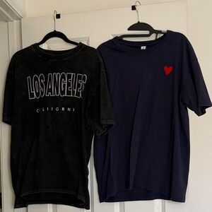 Grey and Navy women T-Shirts